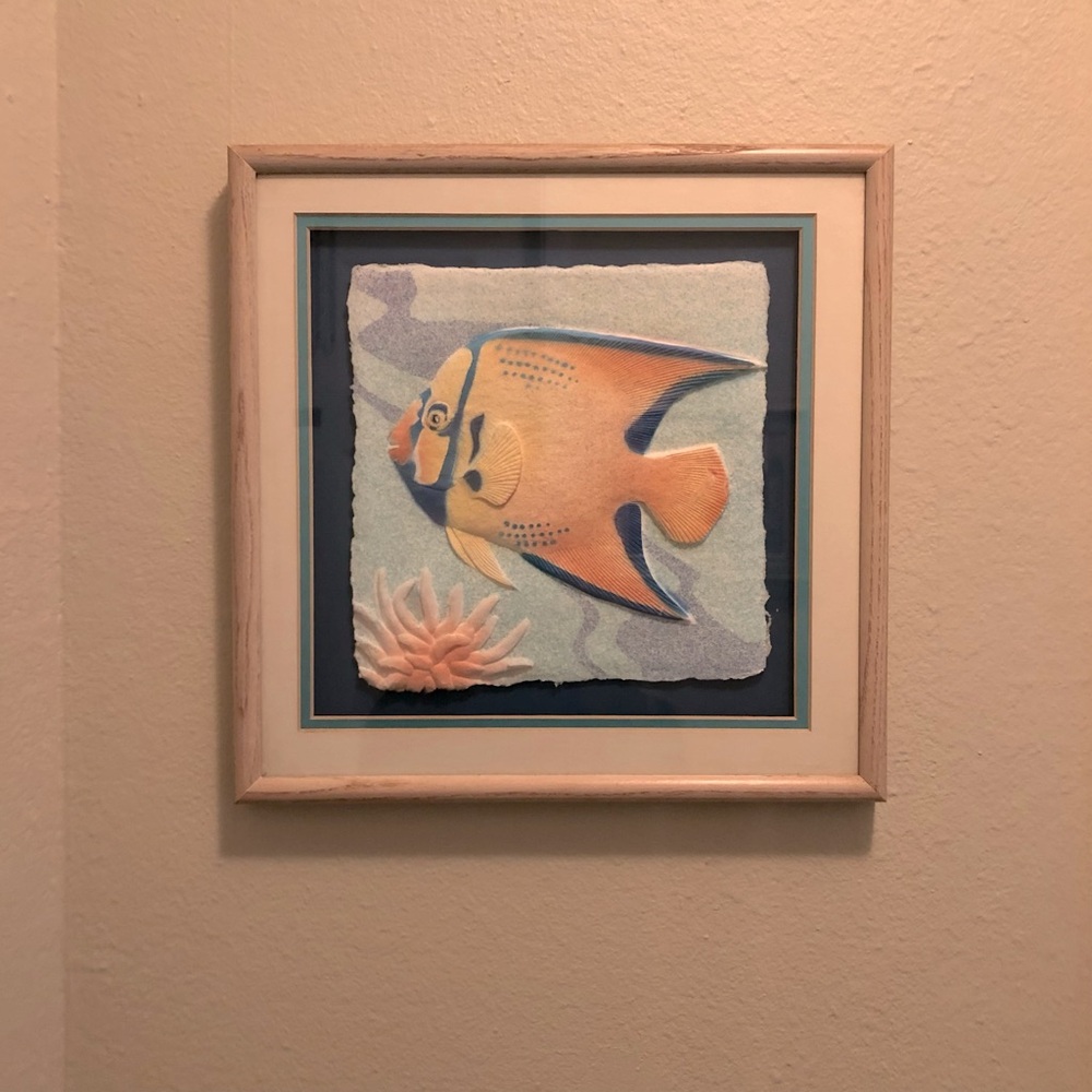 Framed Fiji Graphics Tropical Art